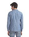 U.S. Polo Assn. Denim Co. Heathered Mandarin Collar Shirt
