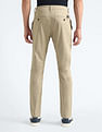 Flying Machine Slash Slim Tapered Fit Solid Chinos