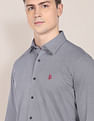 U.S. Polo Assn. Geometric Cotton Knit Casual Shirt