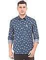 U.S. Polo Assn. Denim Co. Leaf Print Slim Fit Shirt