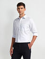 Arrow Liberty Classic Regular Self-design Shirt