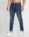 Flying Machine Slash Slim Tapered Fit Whiskered Classic Vintage Jeans