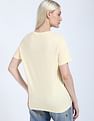 Tommy Hilfiger Yellow Women's T-shirt for Bright Style