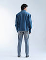Flying Machine Slash Slim Tapered Fit Stone Washed Jeans