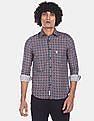 U.S. Polo Assn. Spread Collar Printed Casual Shirt