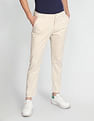 Flying Machine Slim Tapered Solid Trousers