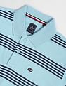 Arrow Sports Horizontal Stripe Cotton Polo Shirt