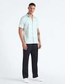 Flying Machine Short Sleeve Floral Print Shirt