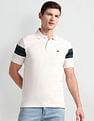 Arrow Sports Ribbed Collar Solid Polo Shirt