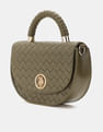 U.S. Polo Assn. Women Andra Patterned Weave Crossbody Bag