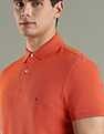 Tommy Hilfiger Solid Regular Fit Cotton Polo T-Shirt