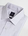 Arrow Patterned Twill Cotton Shirt