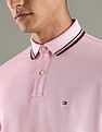 Tommy Hilfiger Solid Regular Fit Cotton Polo T-Shirt