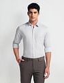 Arrow Self Design Manhattan Slim Fit Shirt