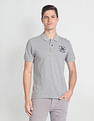 U.S. Polo Assn. Denim Co. Solid Muscle Fit Polo Shirt