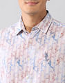 U.S. Polo Assn. Denim Co. Geometric Printed Satin Regular Fit Shirt
