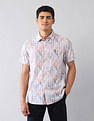 U.S. Polo Assn. Denim Co. Geometric Printed Satin Regular Fit Shirt