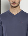 Tommy Hilfiger V-Neck Organic Cotton Sweater