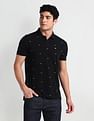 Arrow Sports All Over Logo Cotton Polo Shirt