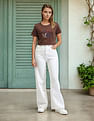 U.S. Polo Assn. Women Puff Print Regular Fit T-Shirt