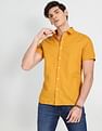 Flying Machine Short Sleeve Slim Fit Shirt