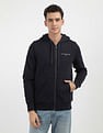 Tommy Hilfiger Solid Logo Hood Sweatshirt