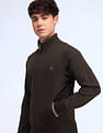 Flying Machine Regular Fit Solid Sweatshirt