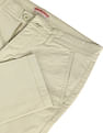 Flying Machine Mid Rise Twill Solid Trousers