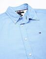 Tommy Hilfiger Solid Regular-Fit Cotton Shirt