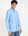 Tommy Hilfiger Solid Regular-Fit Cotton Shirt