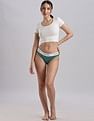Calvin Klein Underwear Womens Blue Solid Panties