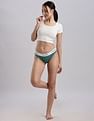 Calvin Klein Underwear Womens Blue Solid Panties