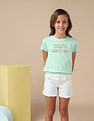 U.S. Polo Assn. Kids Girls Brand Printed Blousan T-Shirt